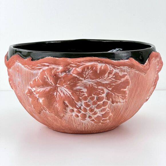 Vintage Earth Needs Ltd 1988 Petaluma California Art Pottery Planter Red Clay - Picture 1 of 12